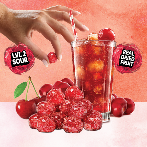 Level 2 Sour Shirley Temple Cherries (4-Pack)