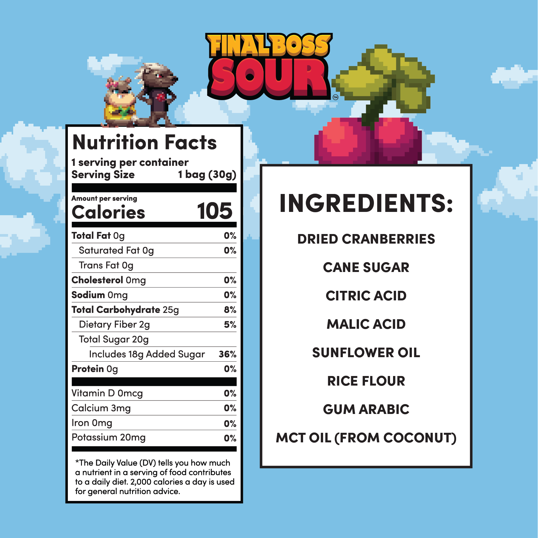 Level 1 Cranberries (24 Pack)