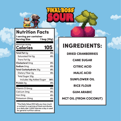 Level 1 Cranberries (24 Pack)