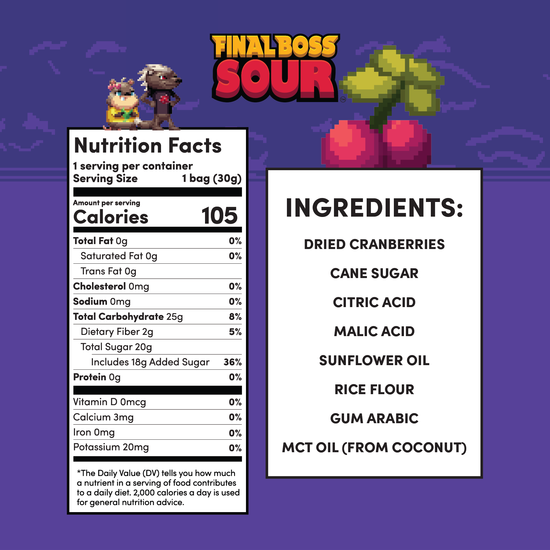 Level 3 Cranberries (24 Pack)