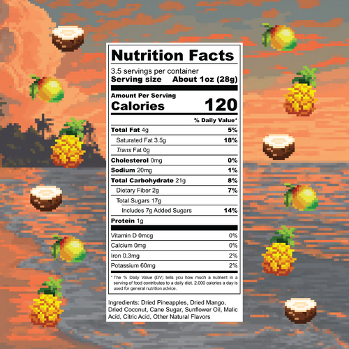 Sour Pina Colada (Mango + Pineapple + Coconut) (4-Pack)