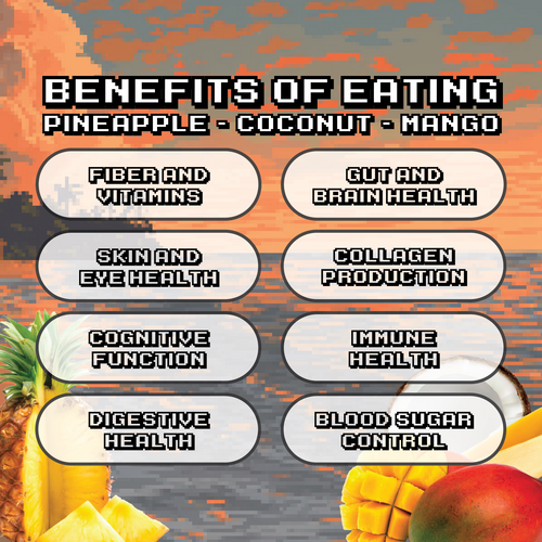 Sour Pina Colada (Mango + Pineapple + Coconut) (4-Pack)