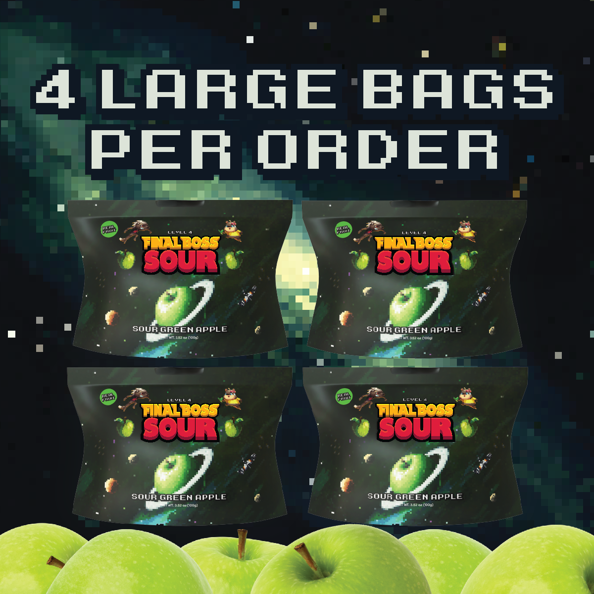 Level 4 Green Apple (4-Pack)