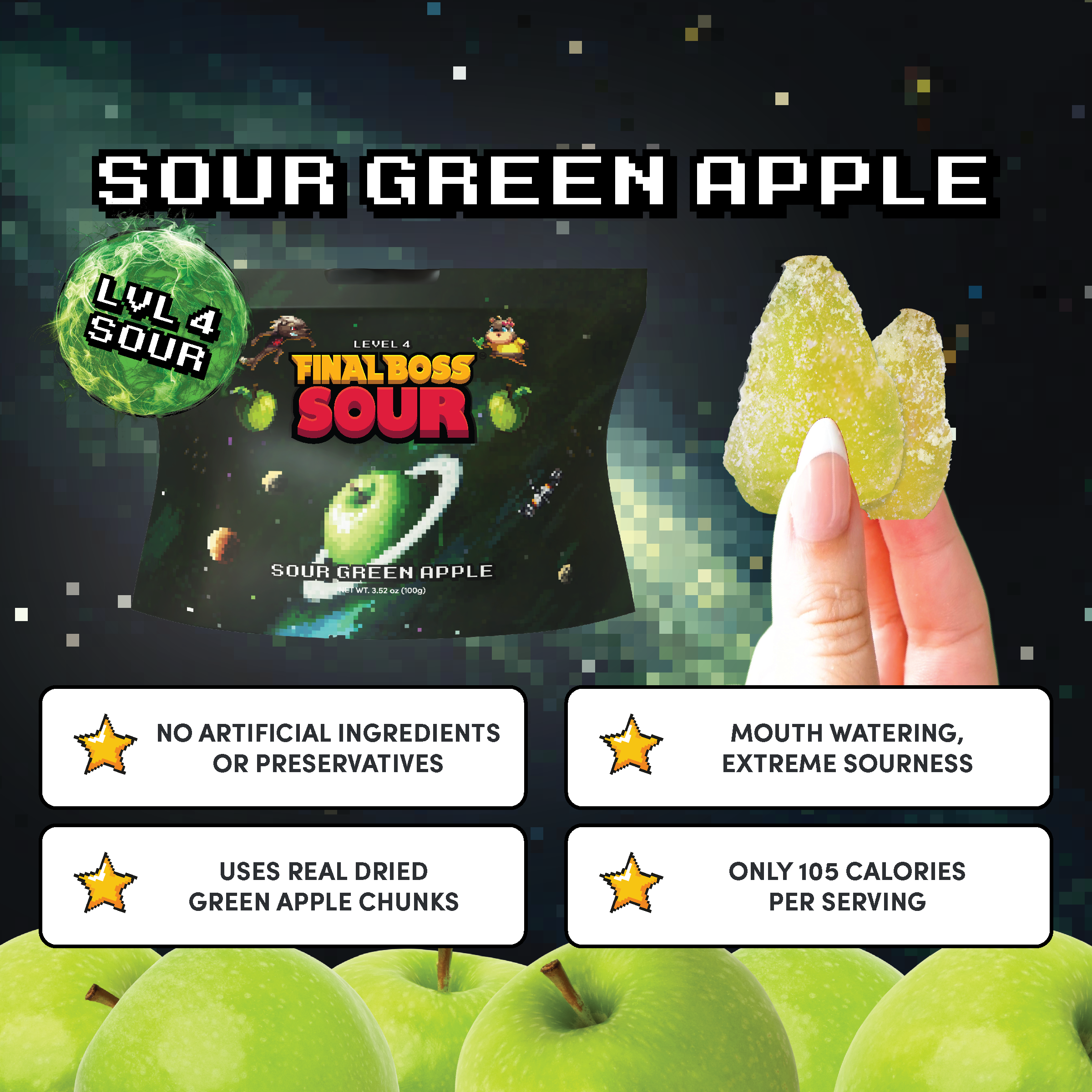 Level 4 Green Apple (4-Pack)