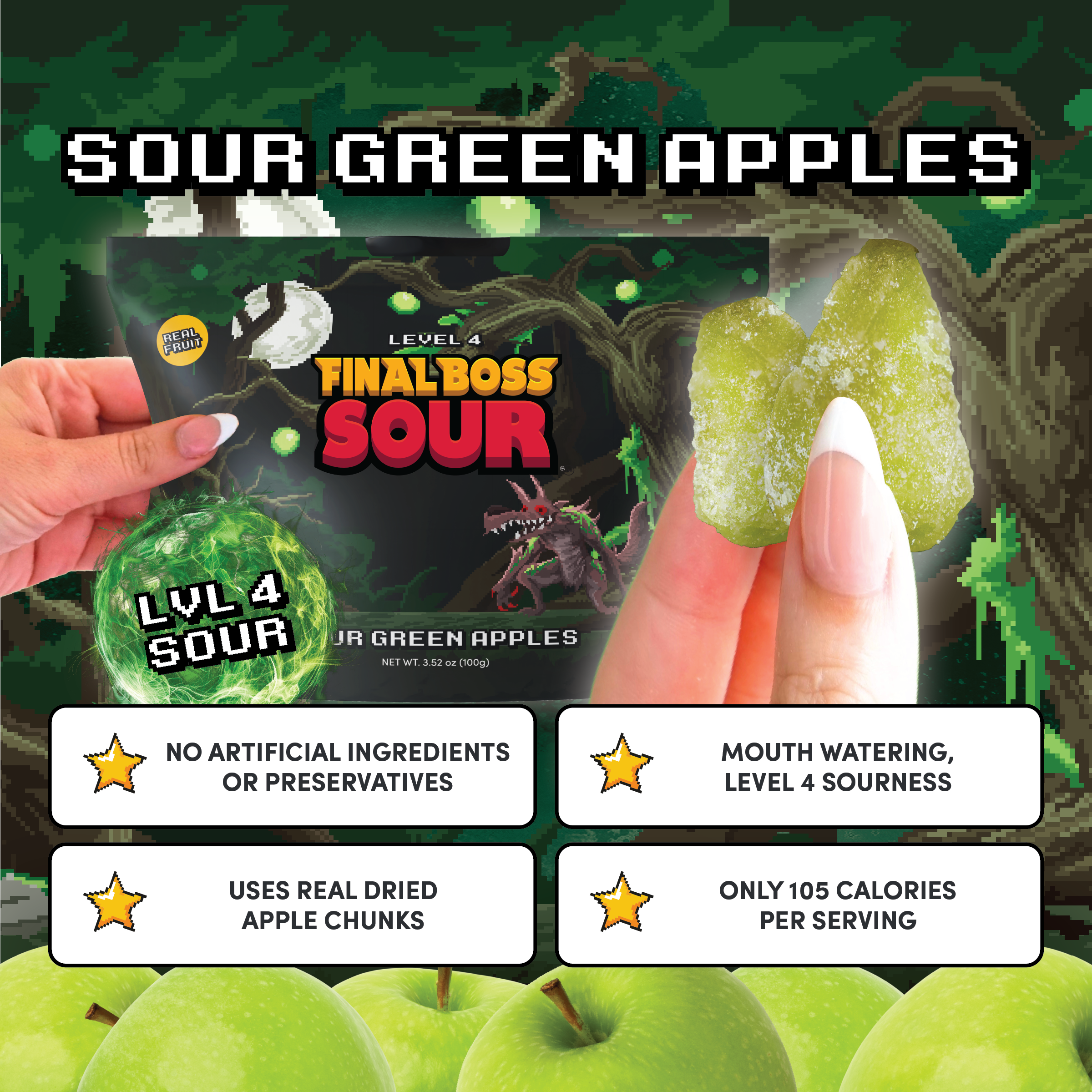 Level 4 Green Apple (4-Pack)