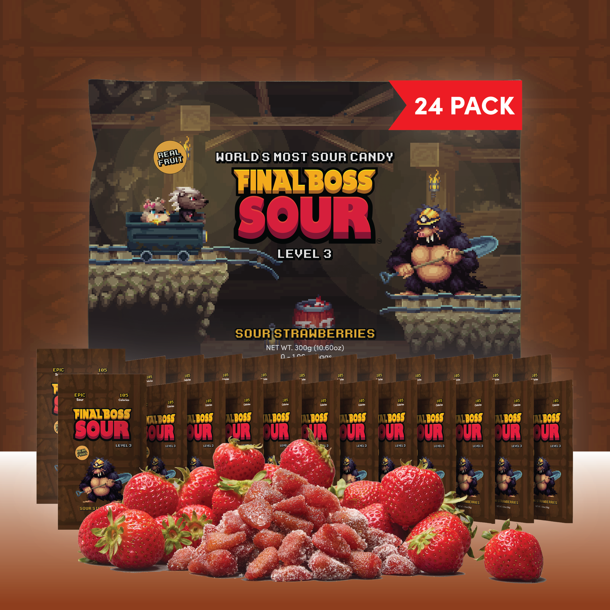 Level 3 Strawberries (24-pack)