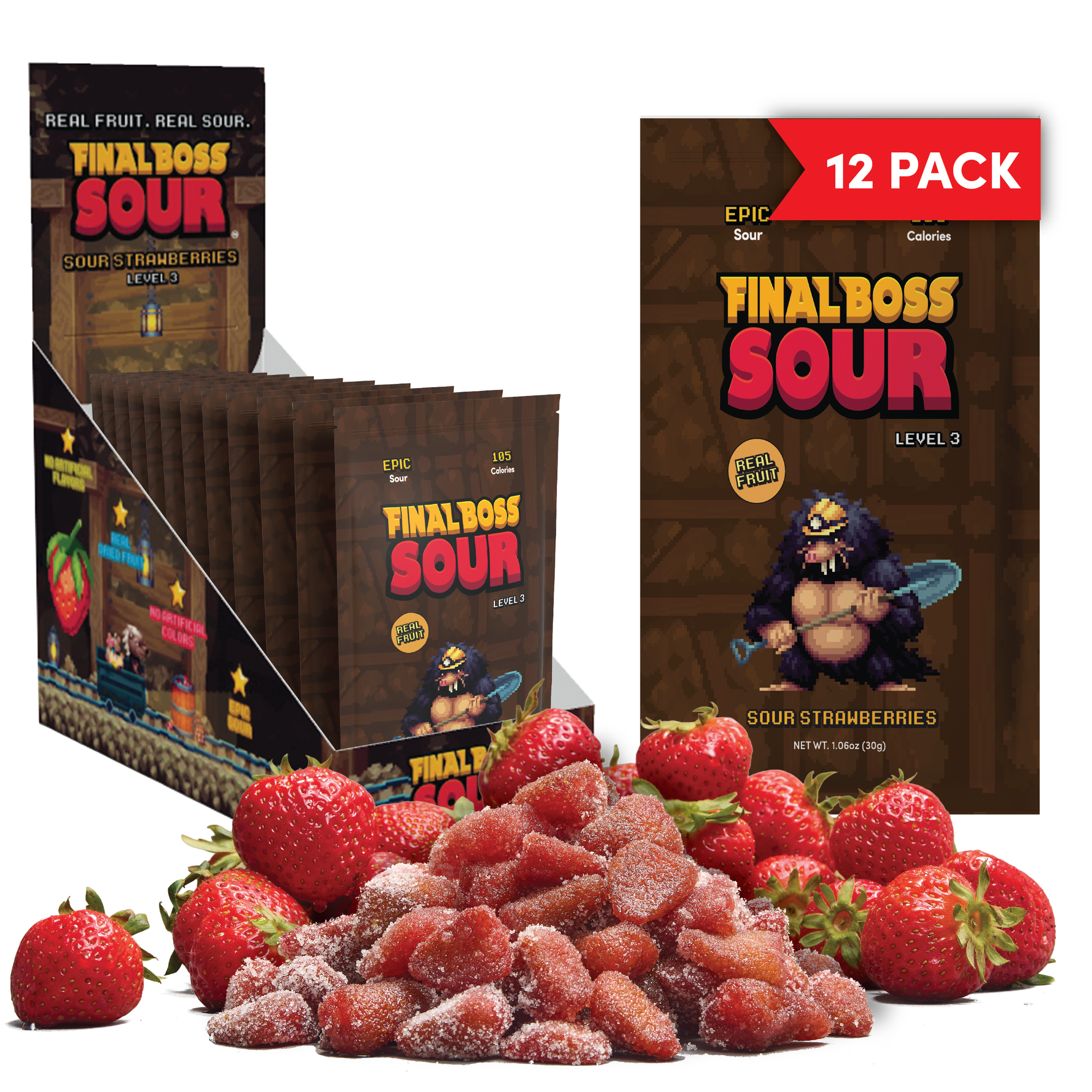 Level 3 Strawberry PDQ (12 Count)