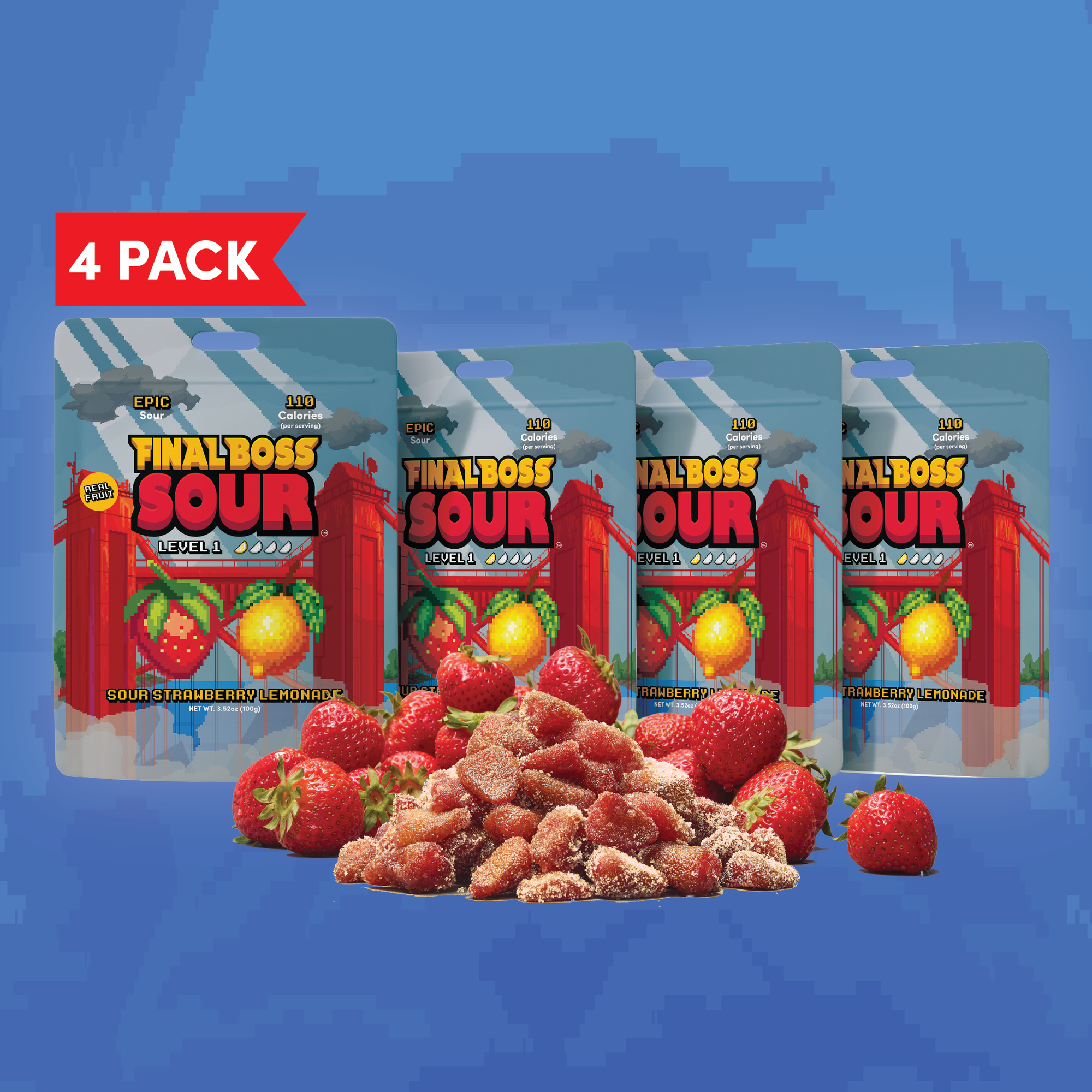 Level 1 Strawberry Lemonade (4 Pack)