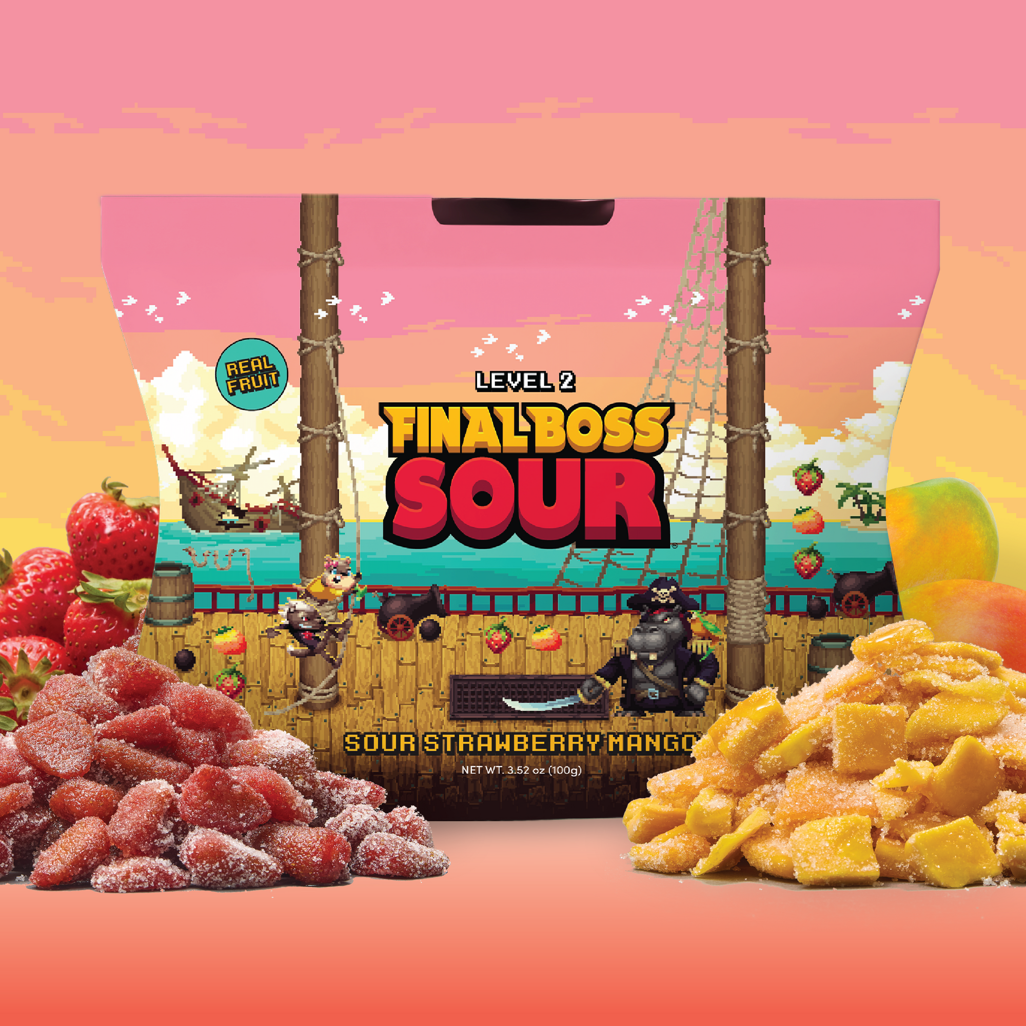 Level 2 Strawberry x Mango (4-Pack)