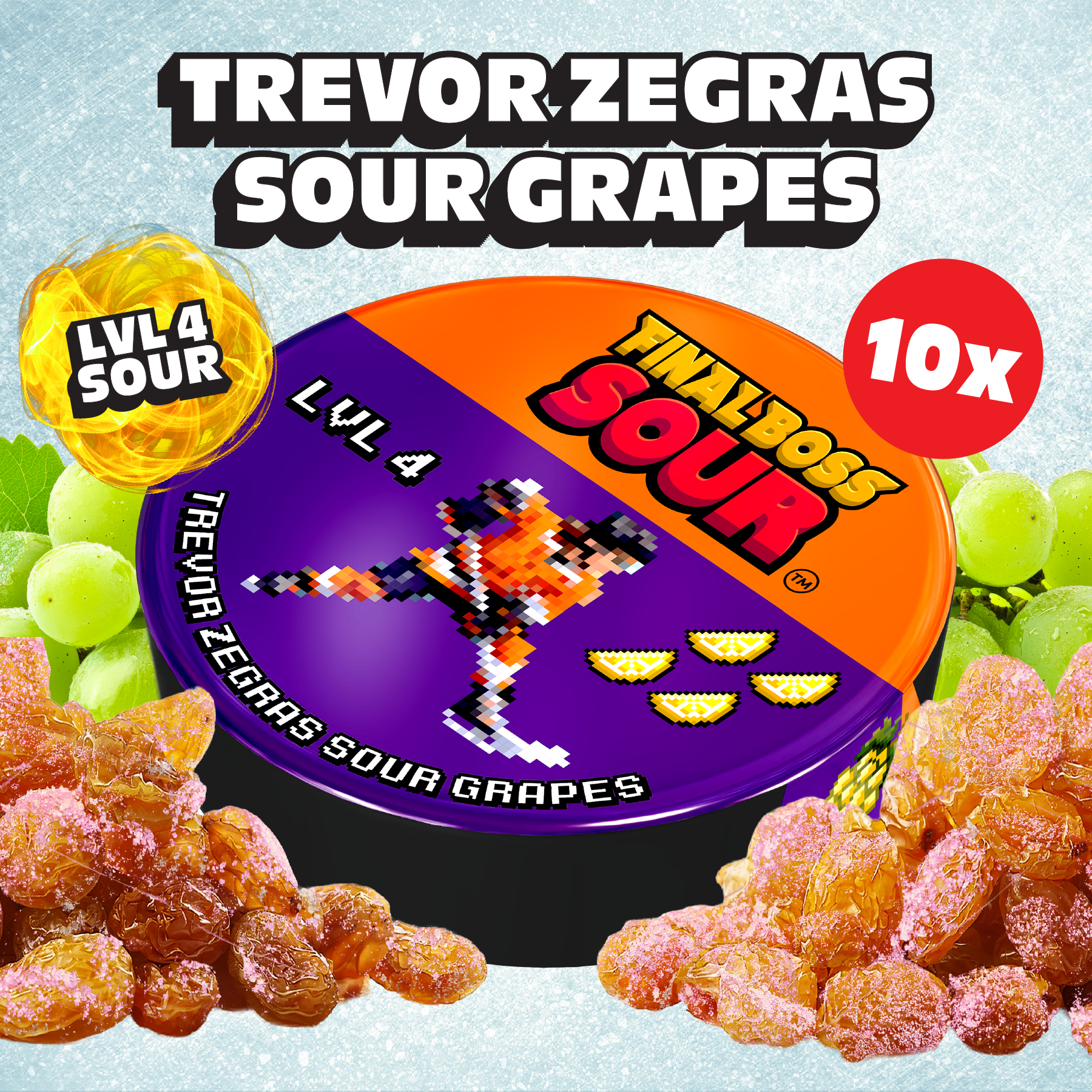 Boss Trevor Zegras x FBS: Level 4 Sour Grapes (10 Pack) — product image