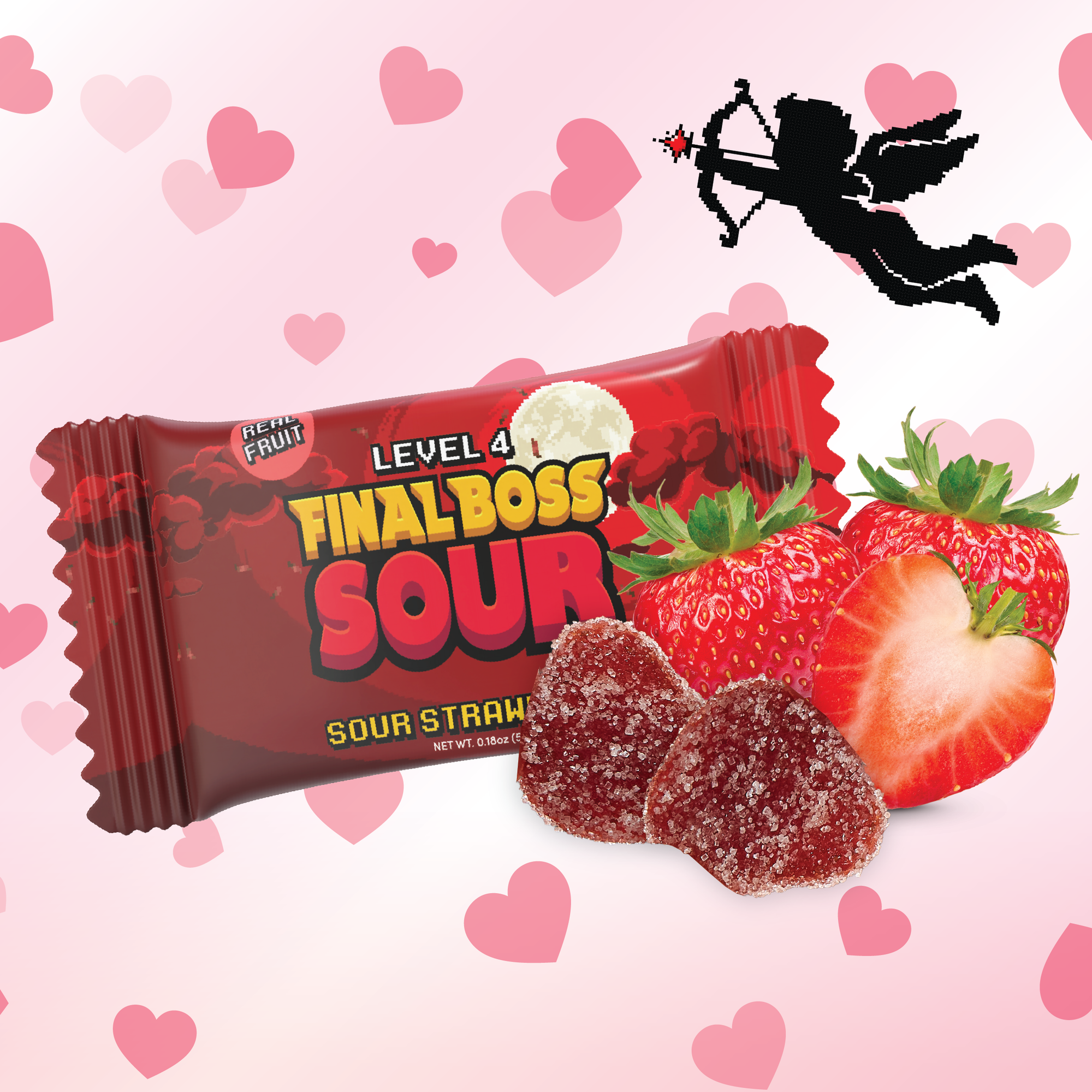 Level 4 Valentine's Day: Strawberry Kisses (40 or 80 Pack)