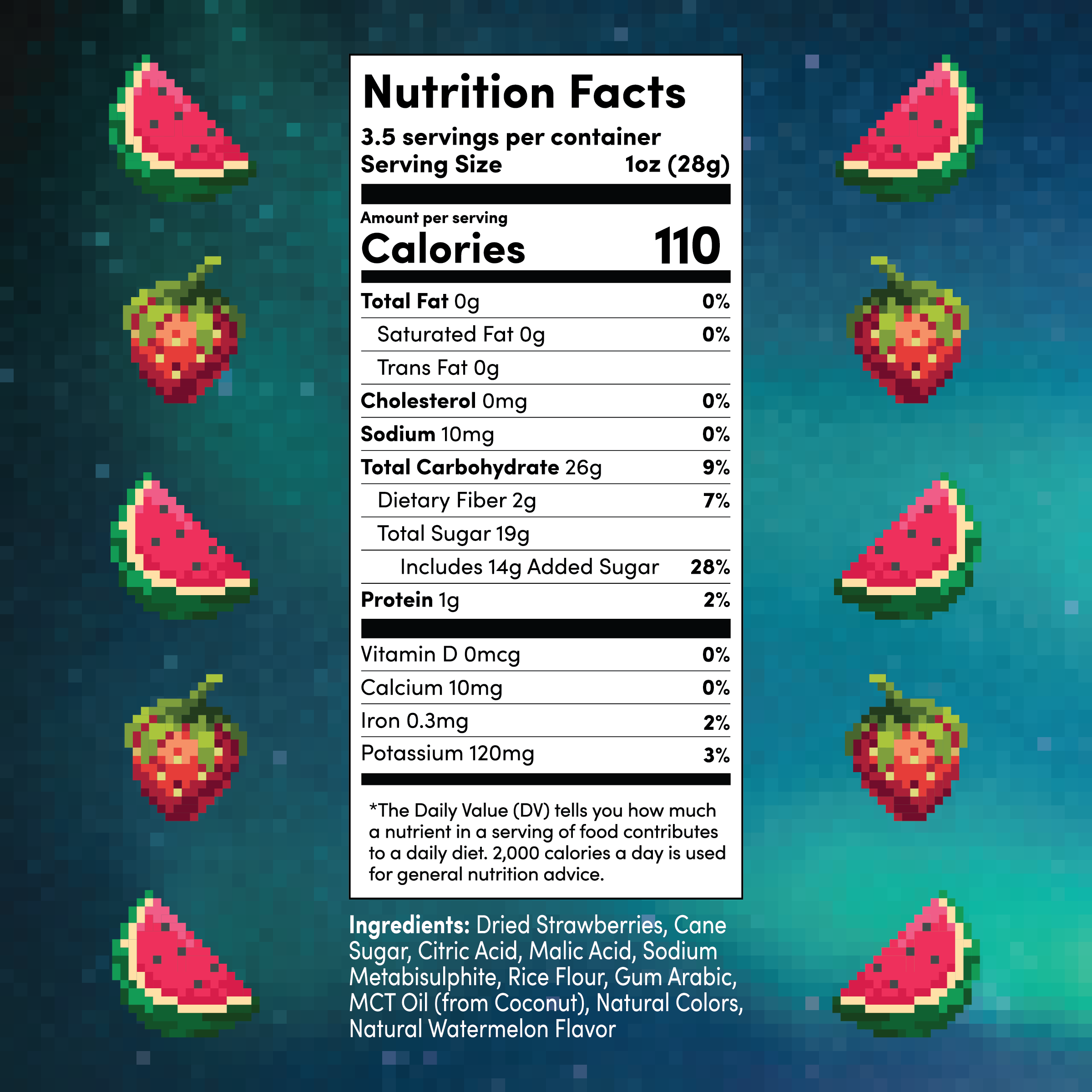 Sour Watermelon Strawberries (Level 3) (4-Pack)