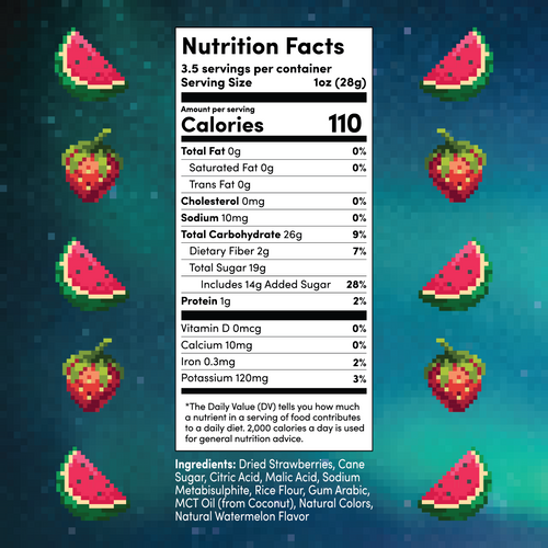 Sour Watermelon Strawberries (Level 3) (4-Pack)