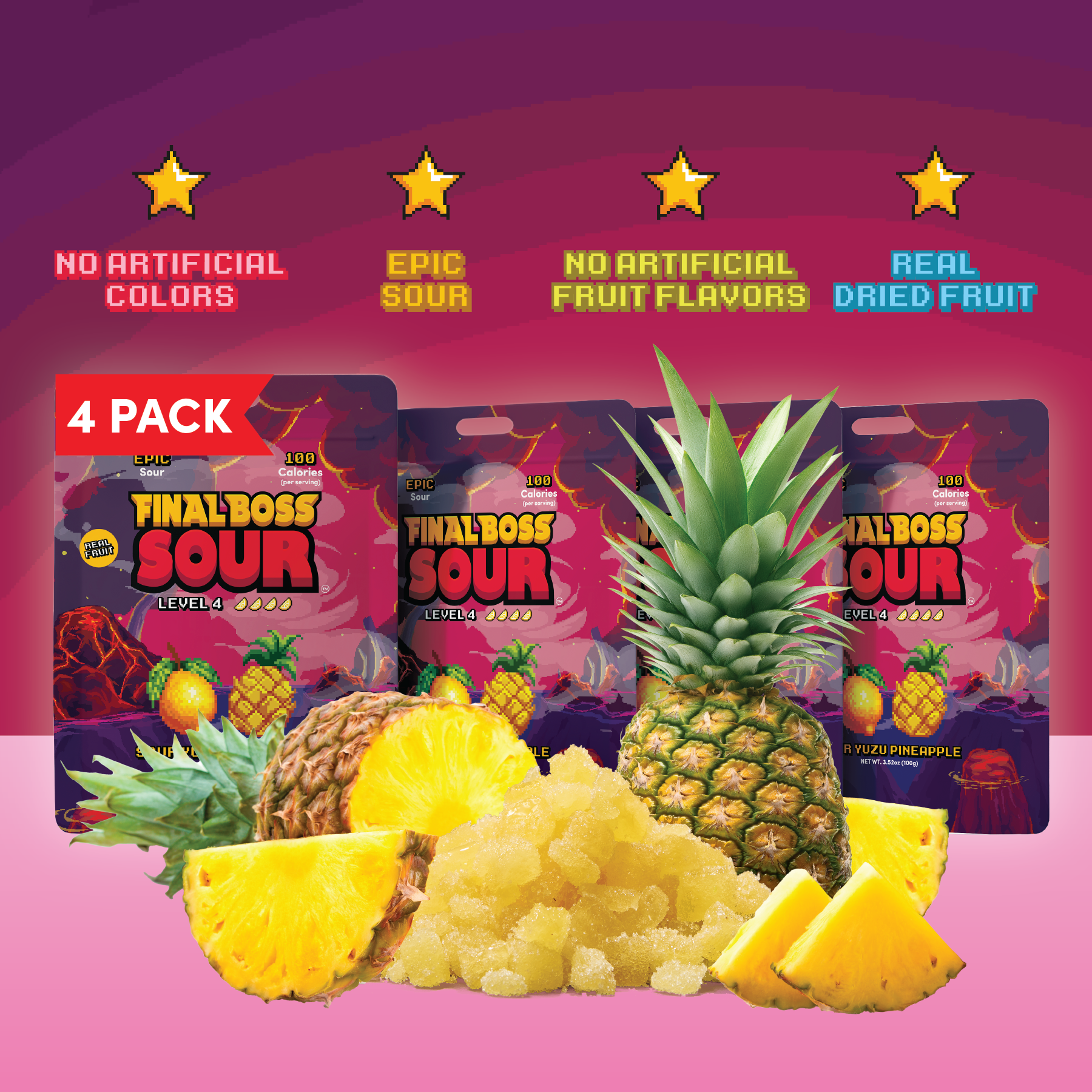 Yuzu Pineapple (Level 4) (4 Pack)
