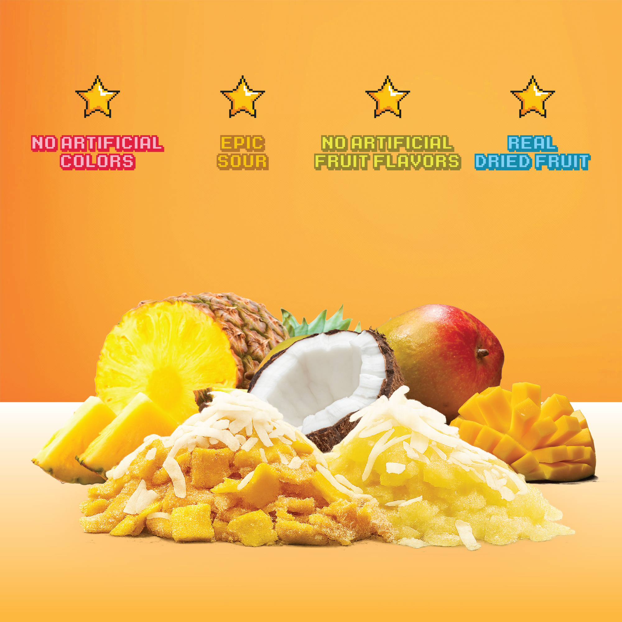 Sour Pina Colada (Mango + Pineapple + Coconut) (4-Pack)