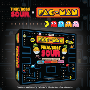 Pacman x Final Boss Sour: Pineapple Dippers (4-Pack)