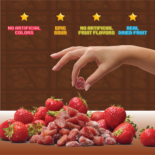 Level 3 Strawberries (24-pack) | Final Boss Sour Level 3 Strawberries (24-pack) | Final Boss Sour